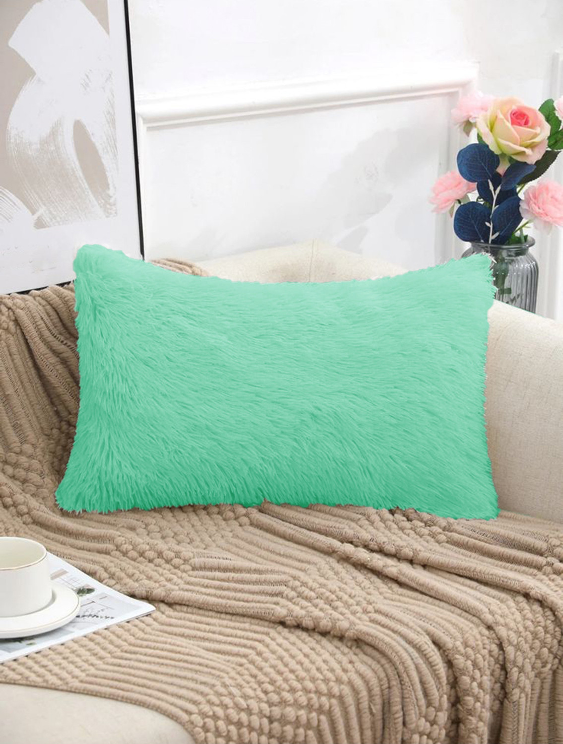Image of KNEFT Fur Pillows Cover