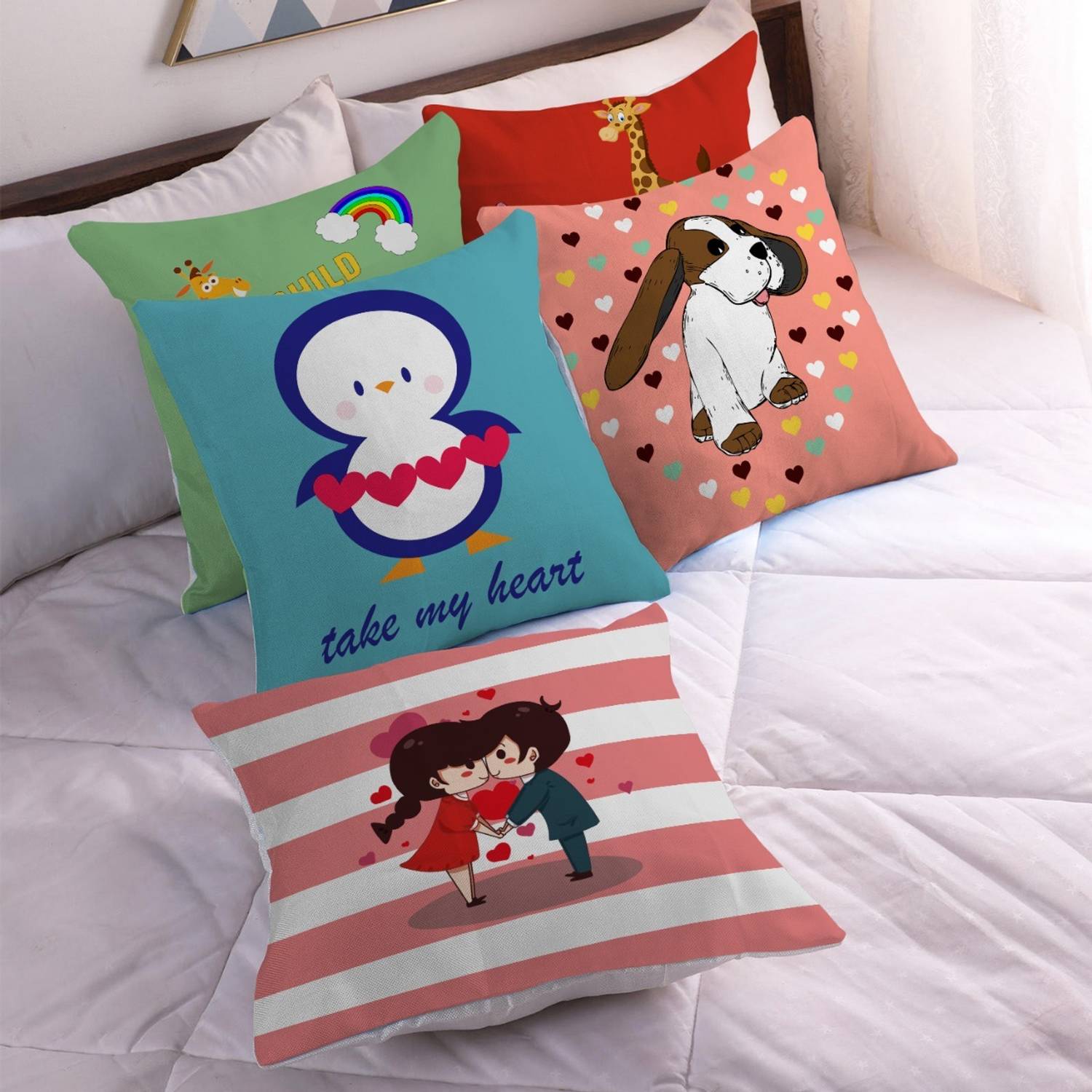 ALERMO Jute Cushions & Pillows Cover
