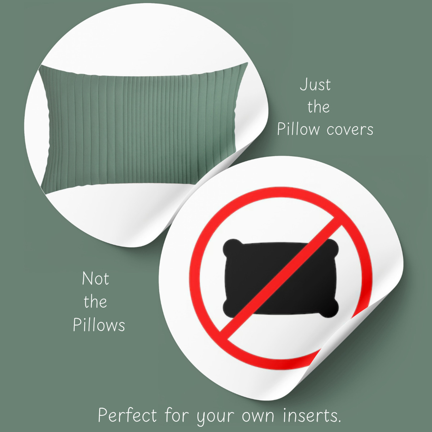 Image of HIDECOR Microfiber Pillows Cover