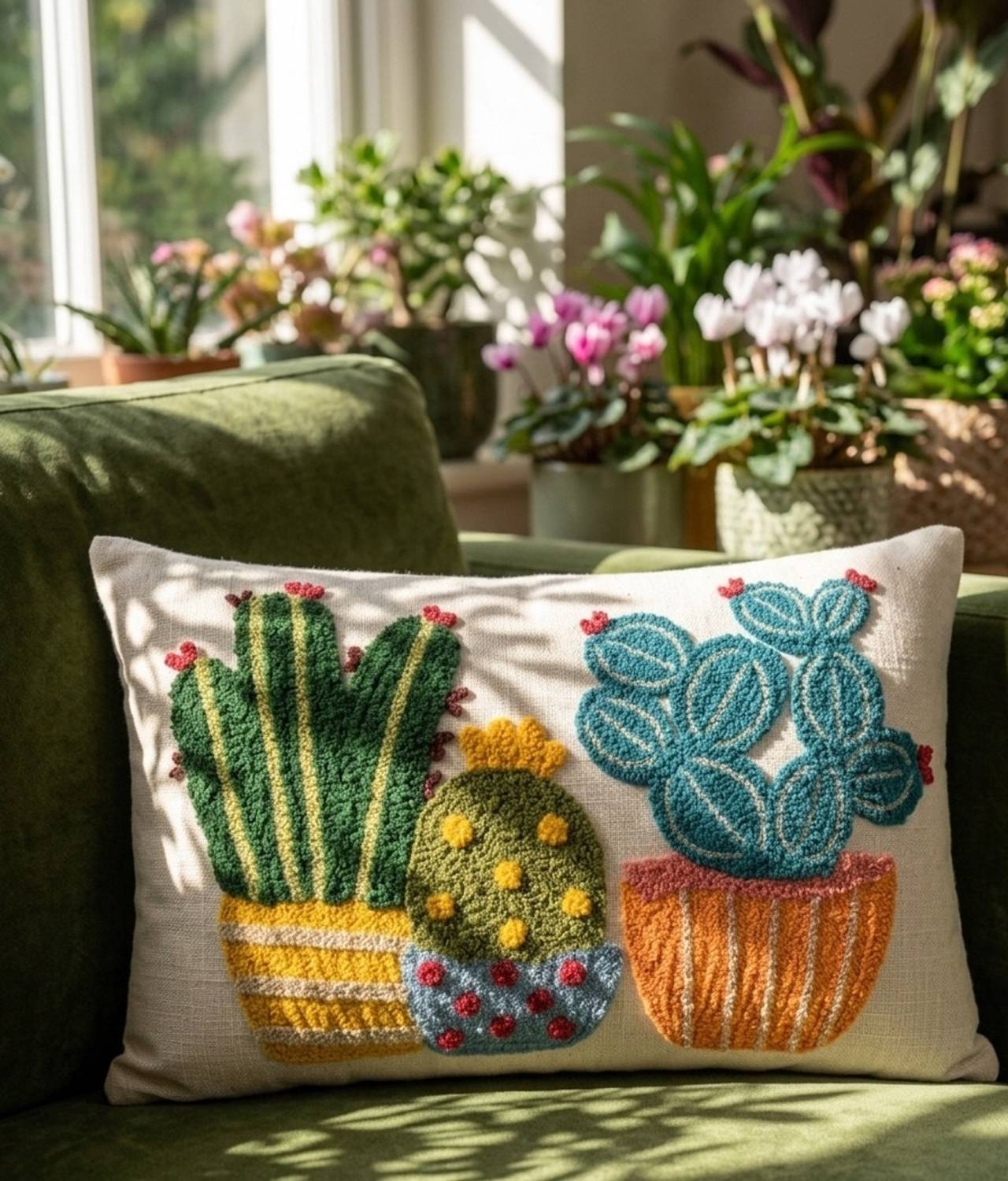 ABSTRACT INDIA Cotton Cushions & Pillows Cover