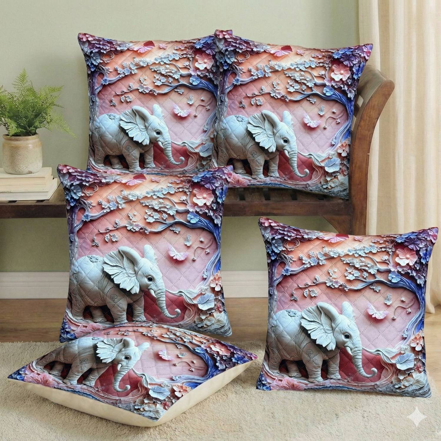 BALLEY Microfiber Cushions Cover