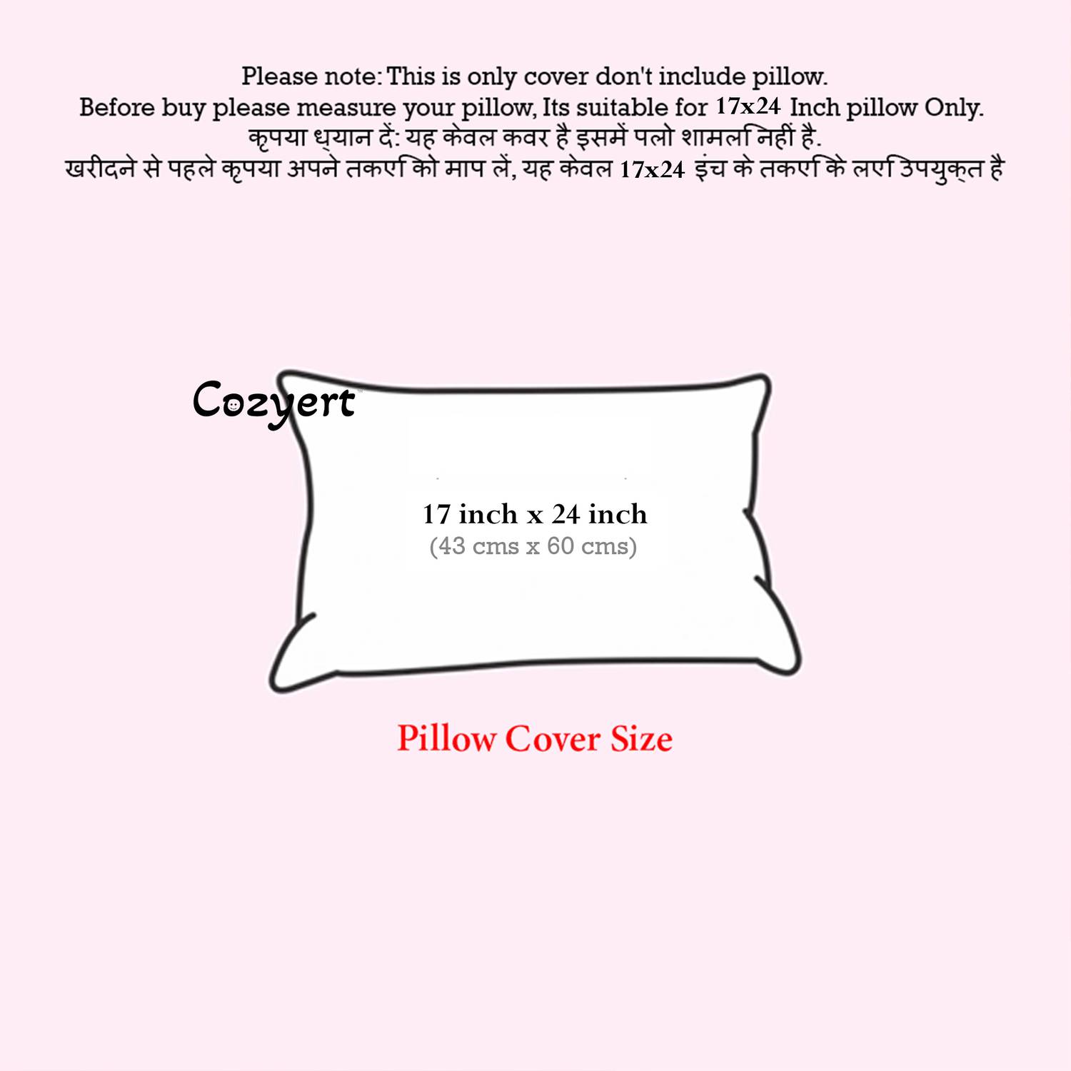 Cozyert Fur Microfiber Pillow Cover Pack of 2 - Image 4