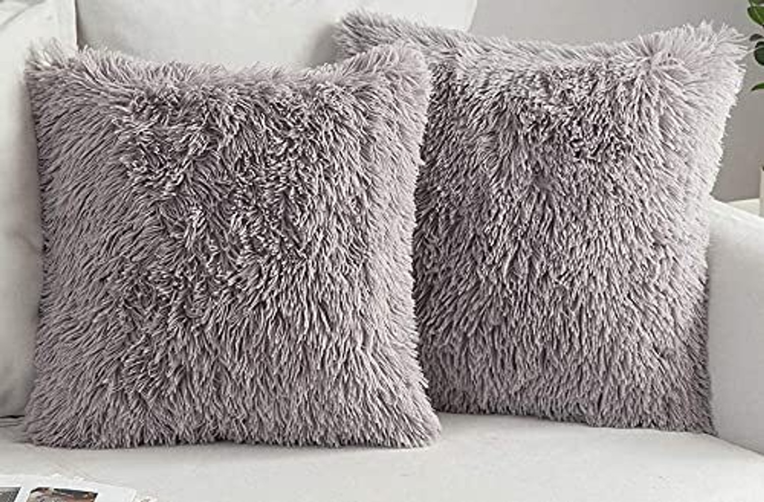 Image of PICKKART Fur Pillows Cover
