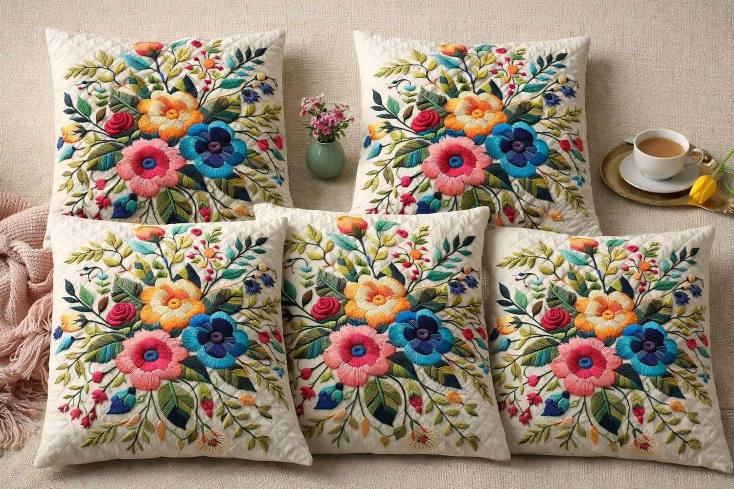 Image of AKANSHA Linen Cushions Cover
