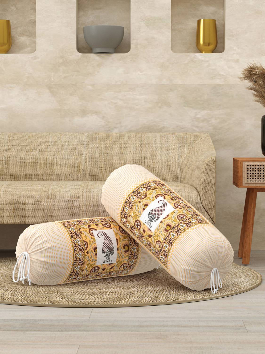 Blocks Of India Cotton Cushions & Bolsters Cover