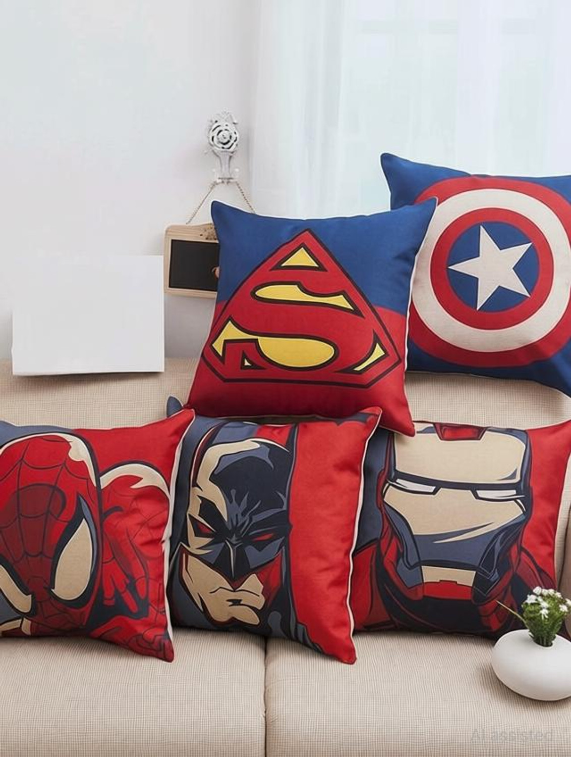 Image of AEROHAVEN Faux Silk Cushions Cover