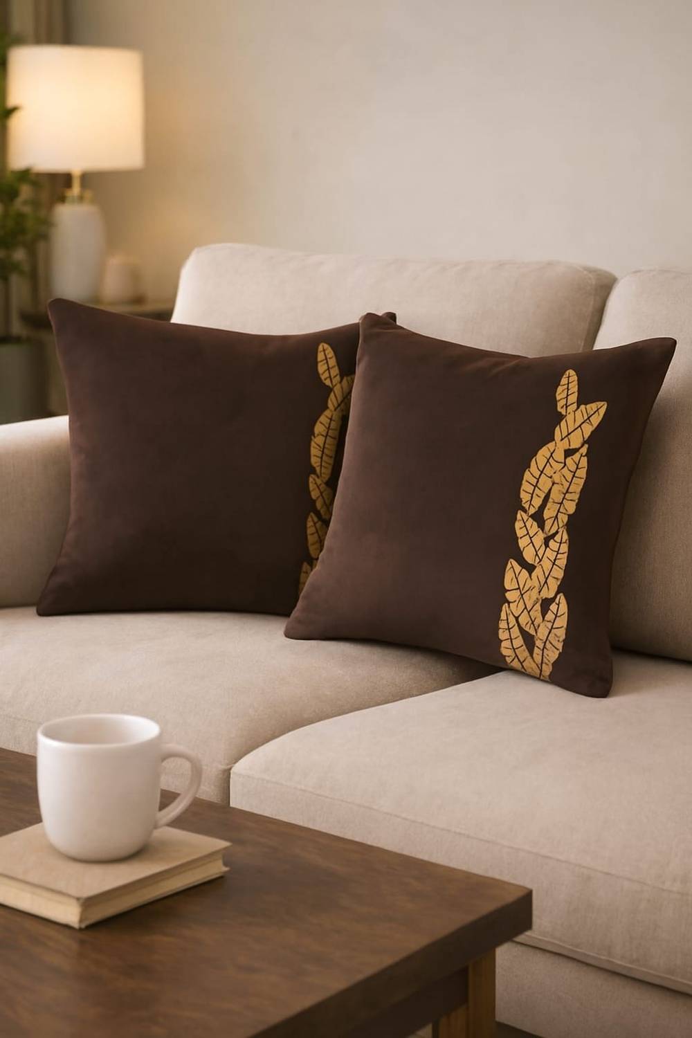 CARLTON LONDON Velvet Cushions Cover