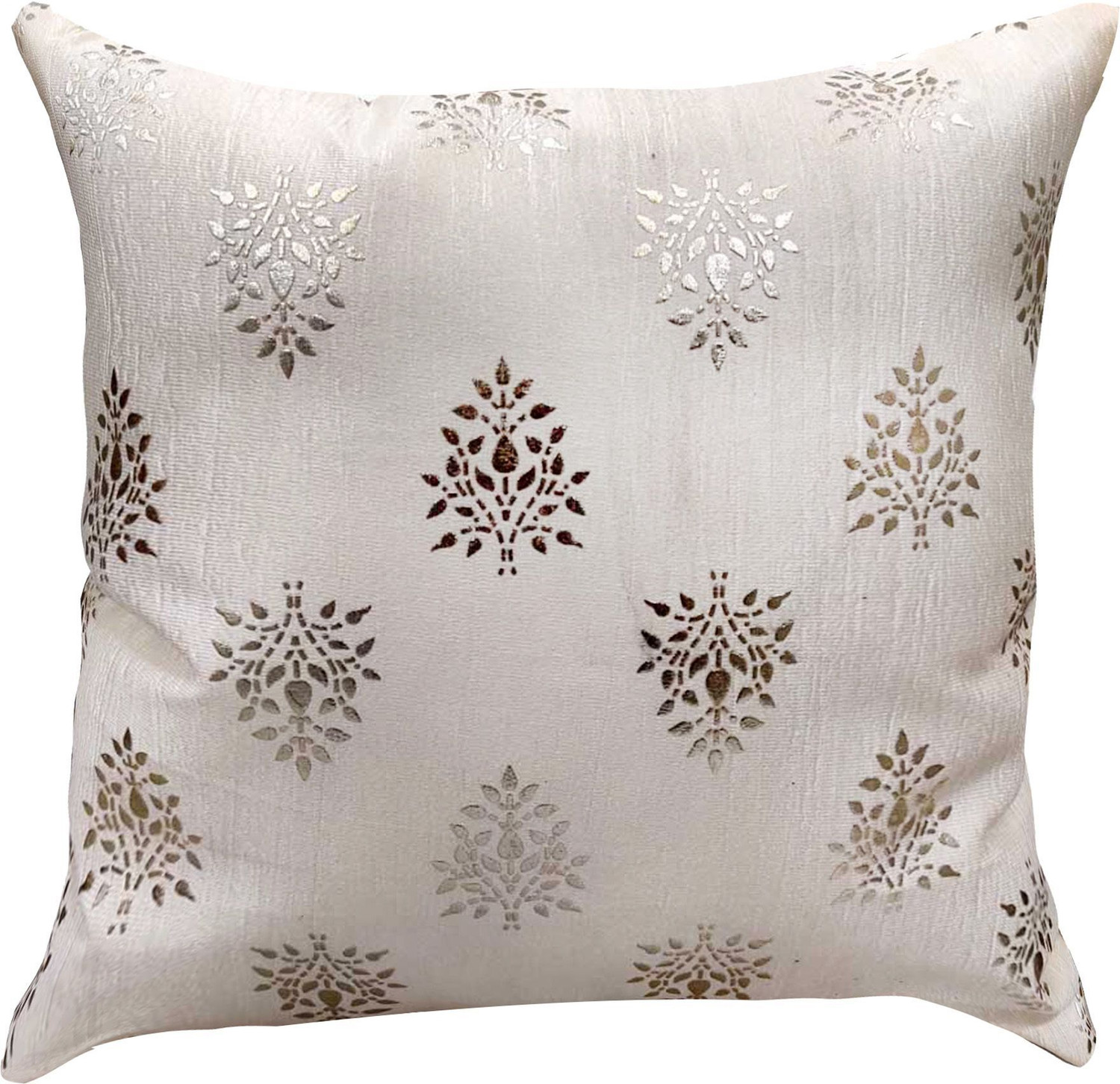 Image of GOOD VIBES Velvet Cushions & Pillows Cover (60 cm*60 cm, Pack of 7, White)