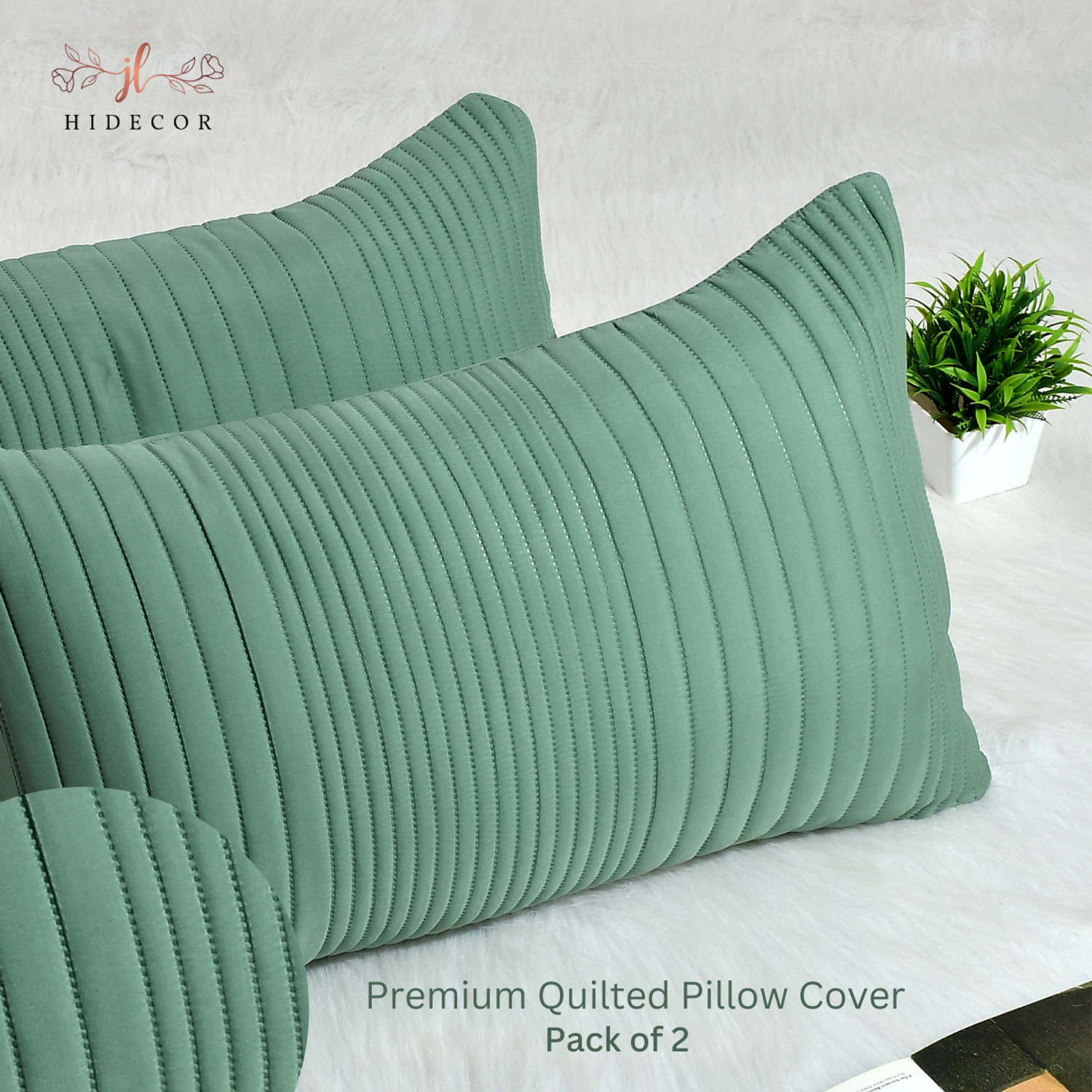 Image of HIDECOR Microfiber Pillows Cover