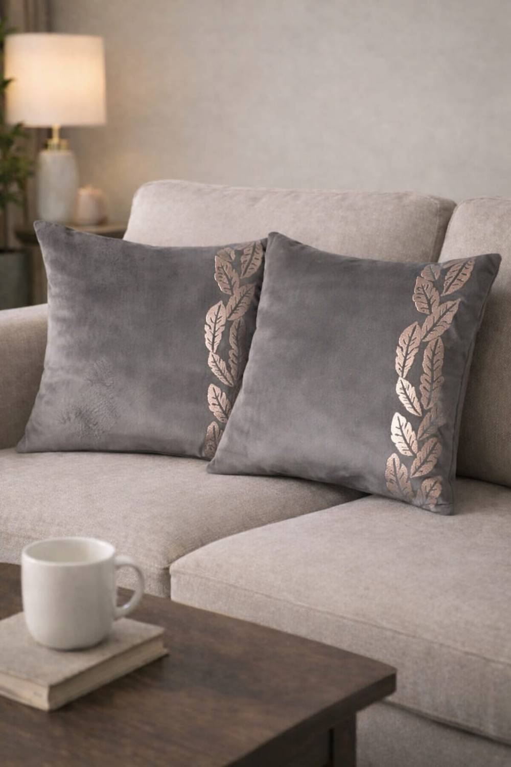 CARLTON LONDON Velvet Cushions Cover