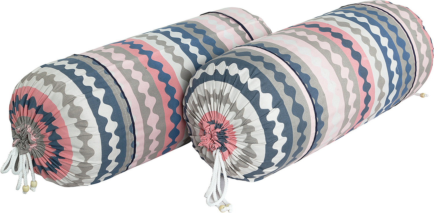 Image of KUBER INDUSTRIES Cotton Bolsters Cover
