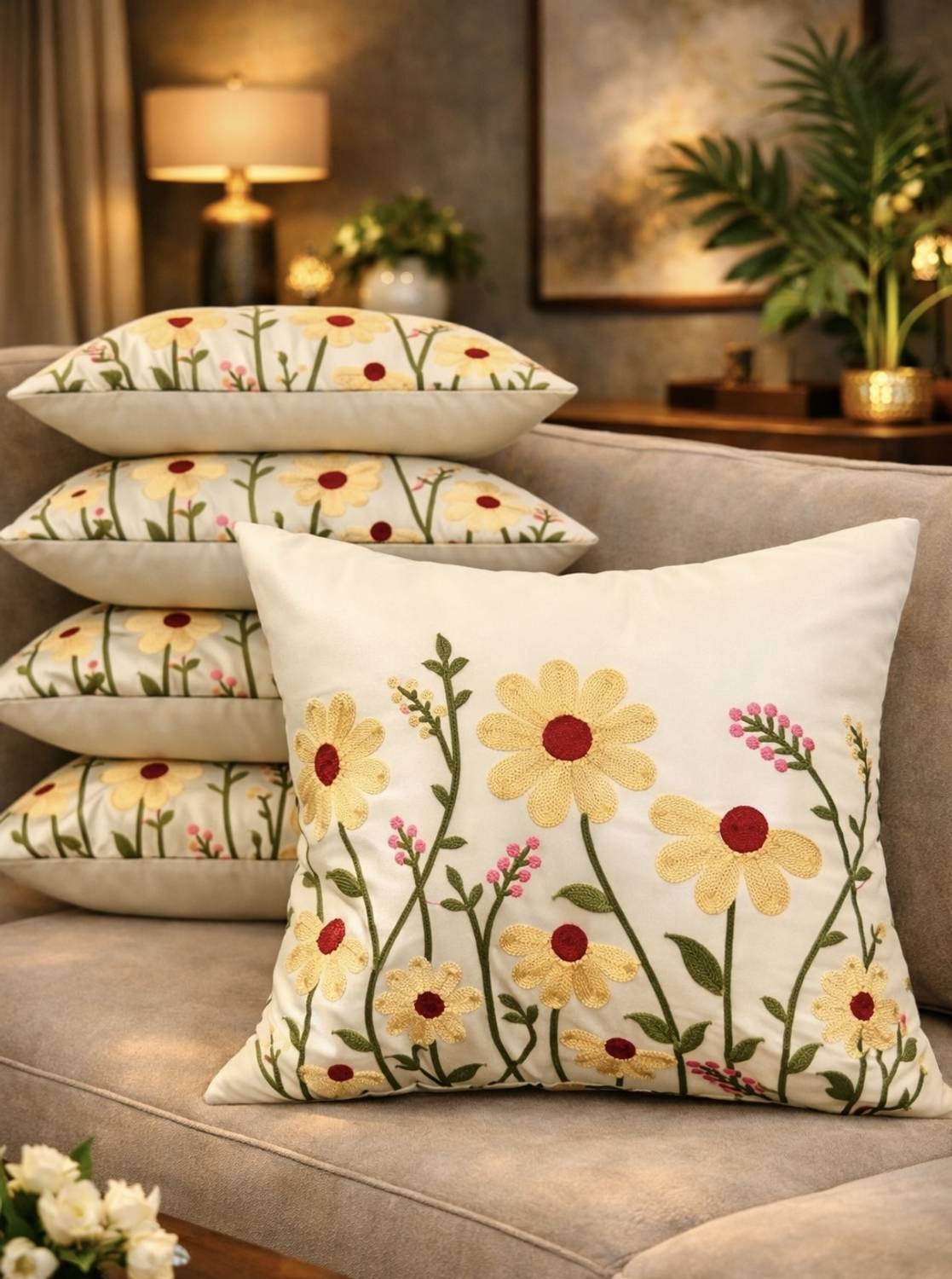 BOOSCART Satin Cushions & Pillows Cover