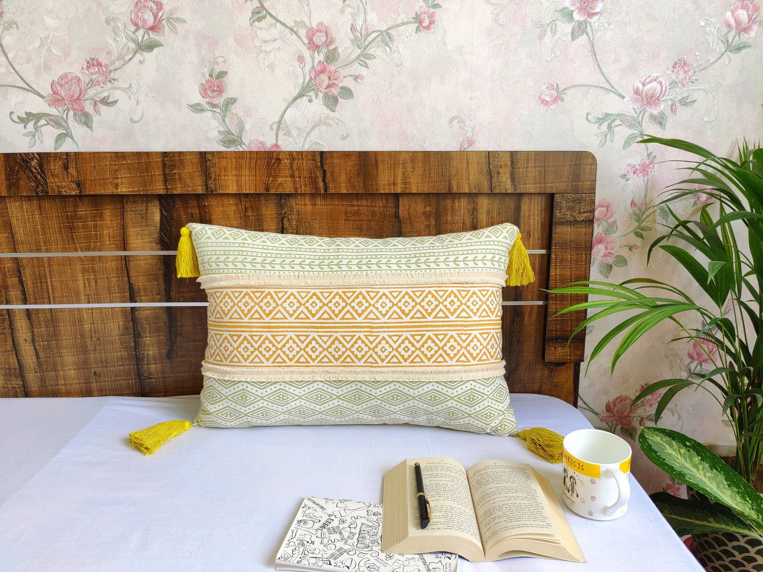 ABSTRACT INDIA Cotton Cushions & Pillows Cover