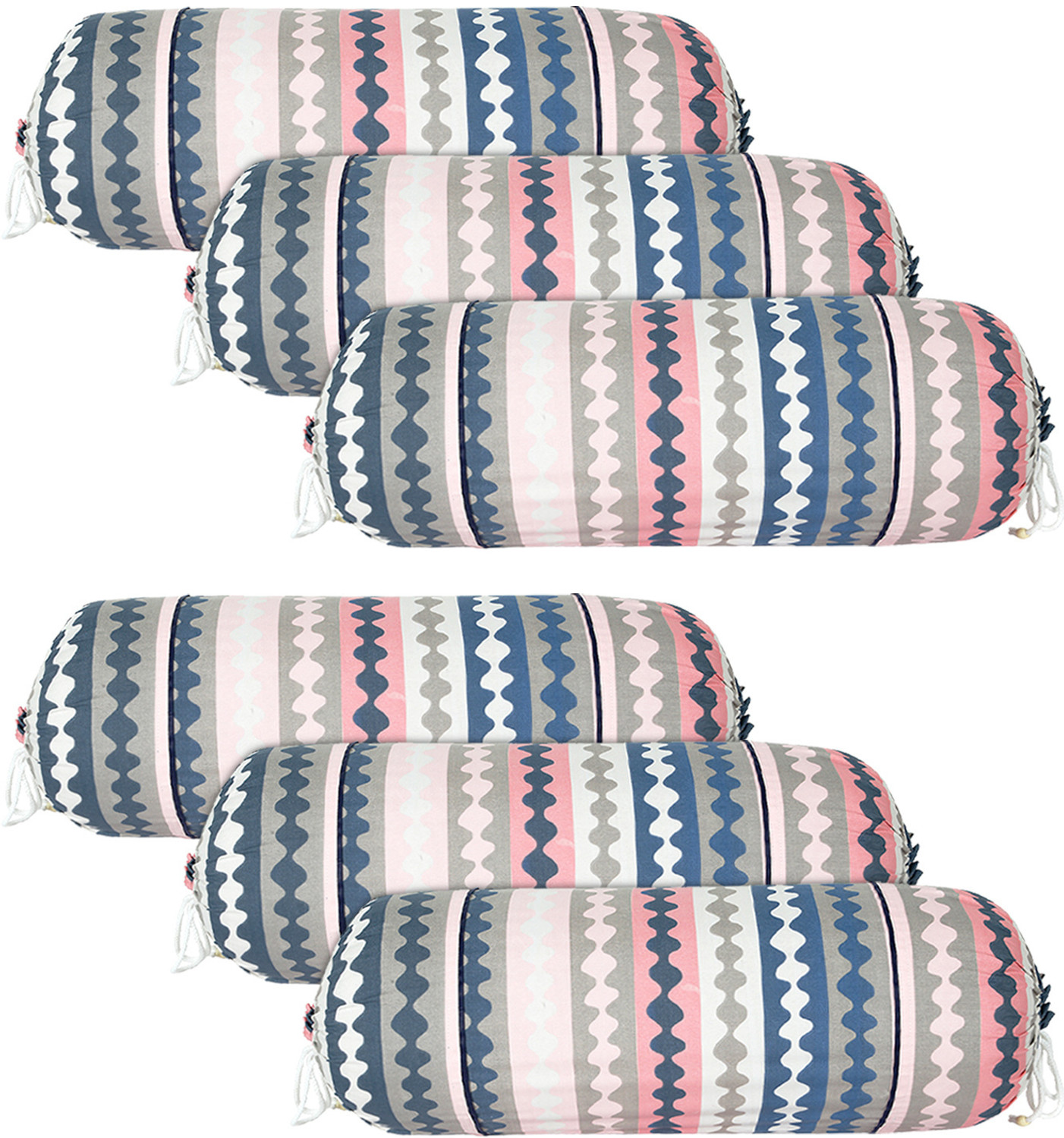Image of KUBER INDUSTRIES Cotton Bolsters Cover