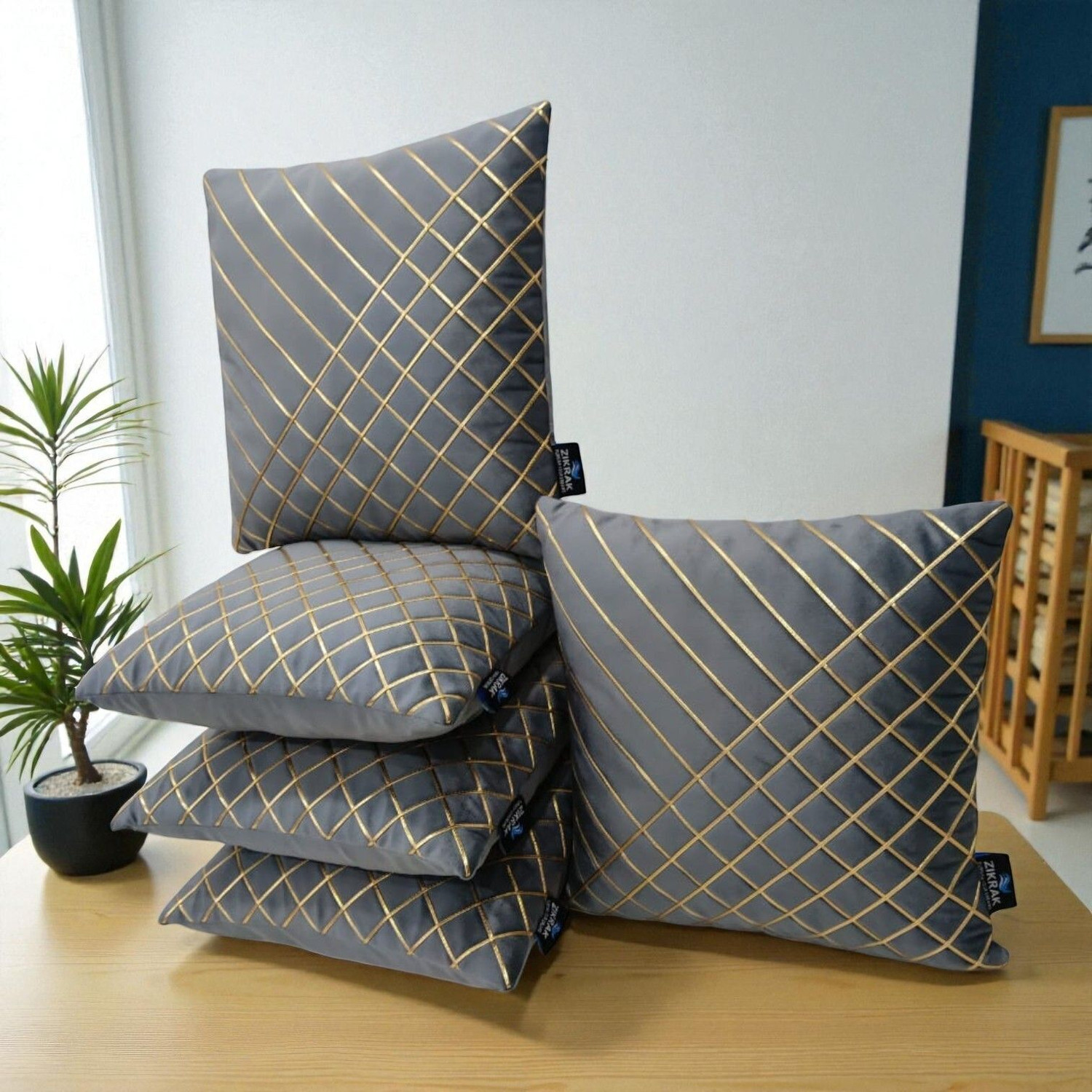 Image of AanganDecor Velvet Cushions Cover