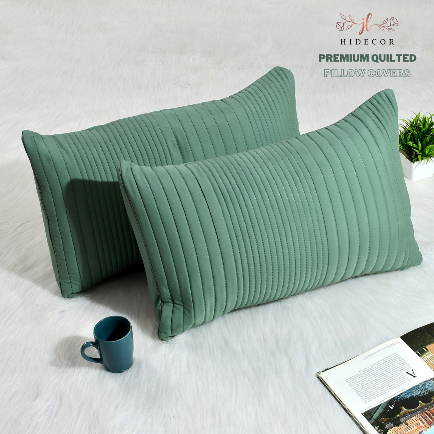 Image of HIDECOR Microfiber Pillows Cover