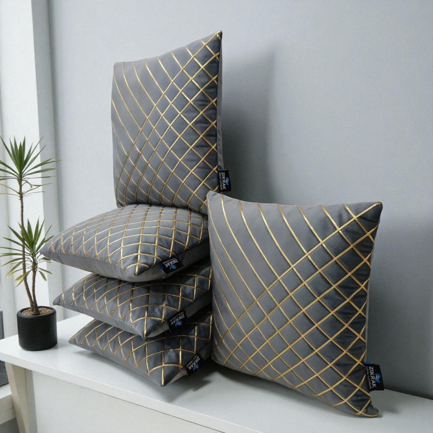 Image of AanganDecor Velvet Cushions Cover