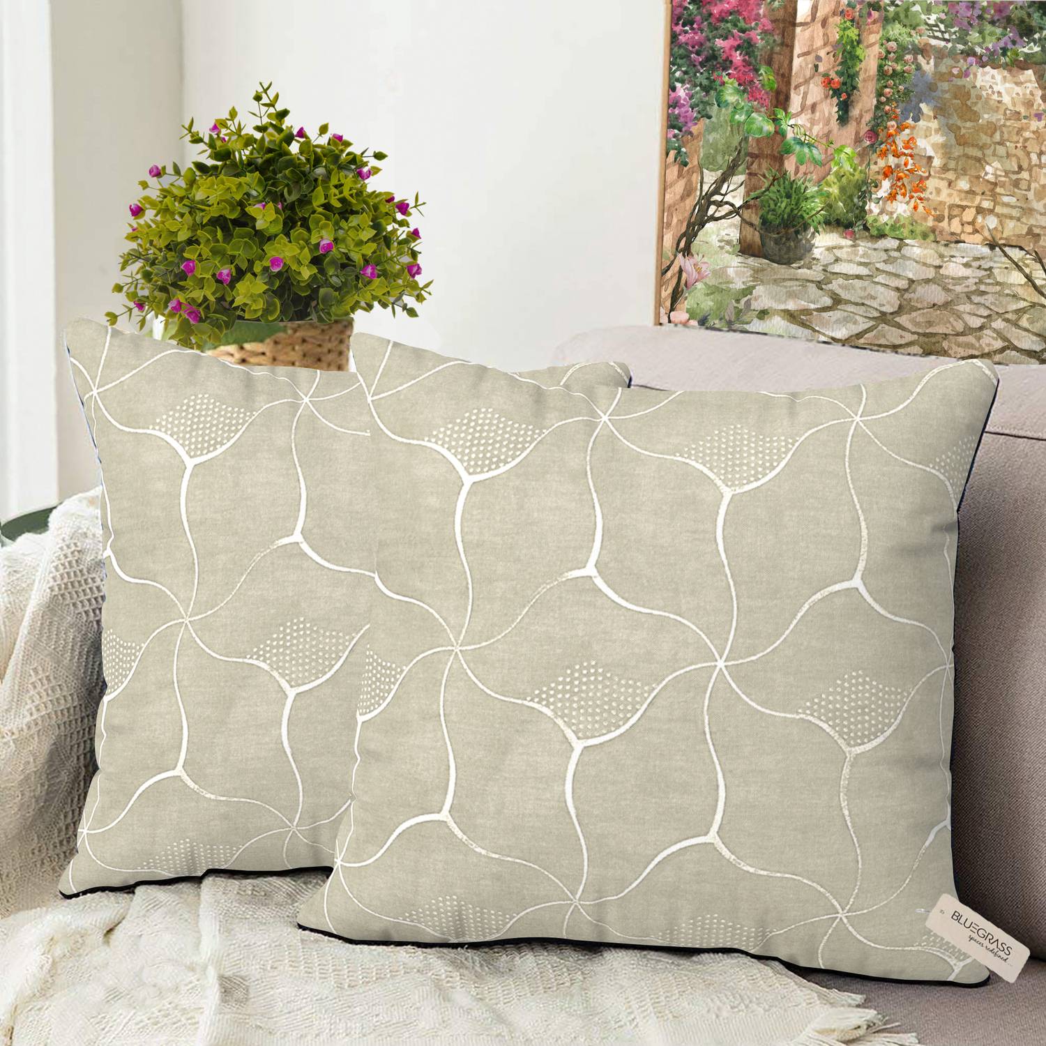 Bluegrass Velvet Cushions & Pillows Cover