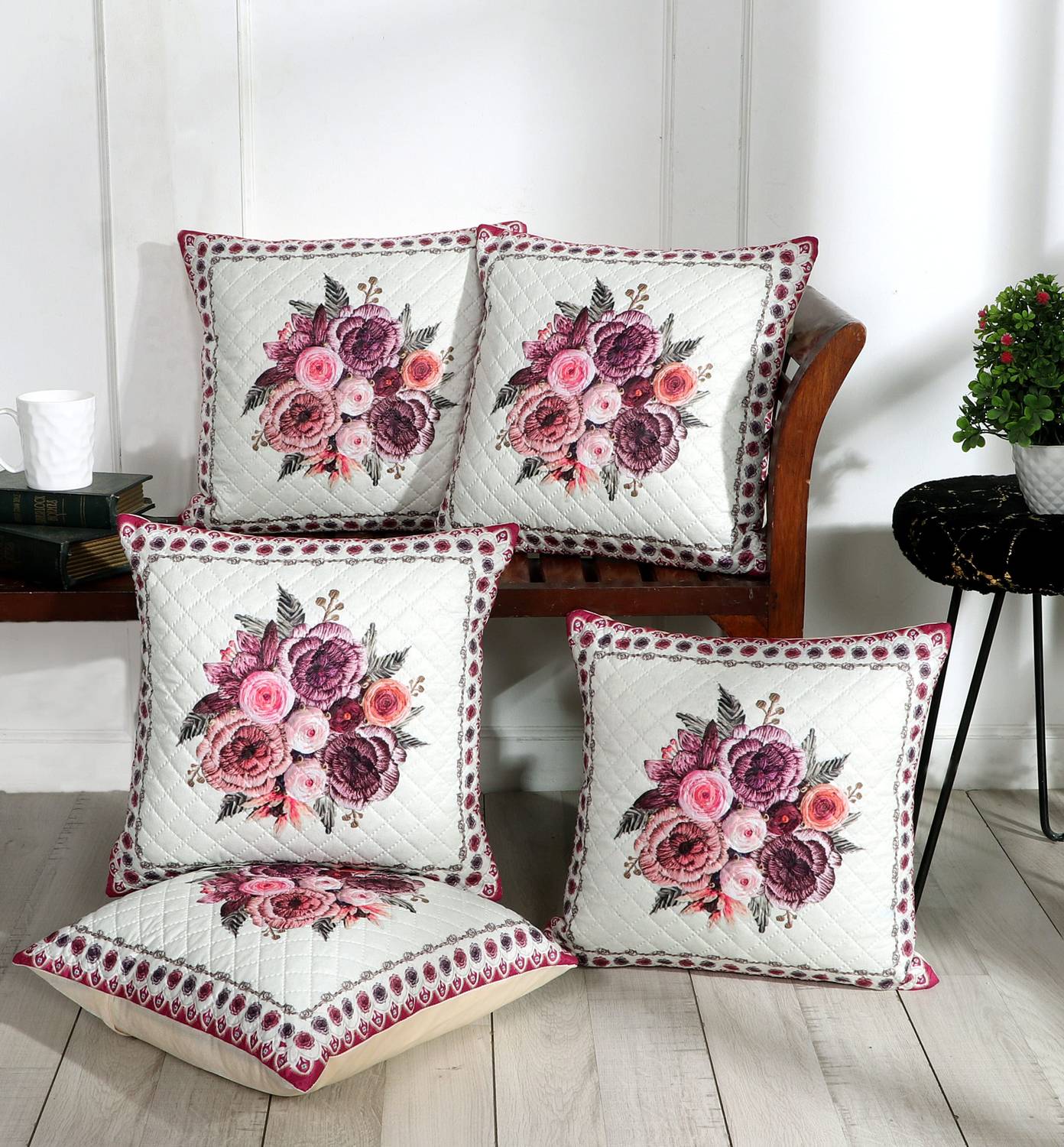 BLUEDOT Rexin Cushions Cover