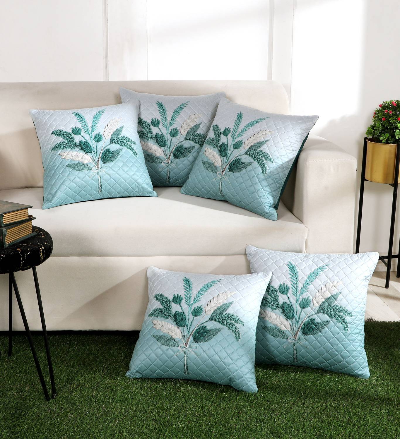 BLUEDOT Jute Cushions Cover