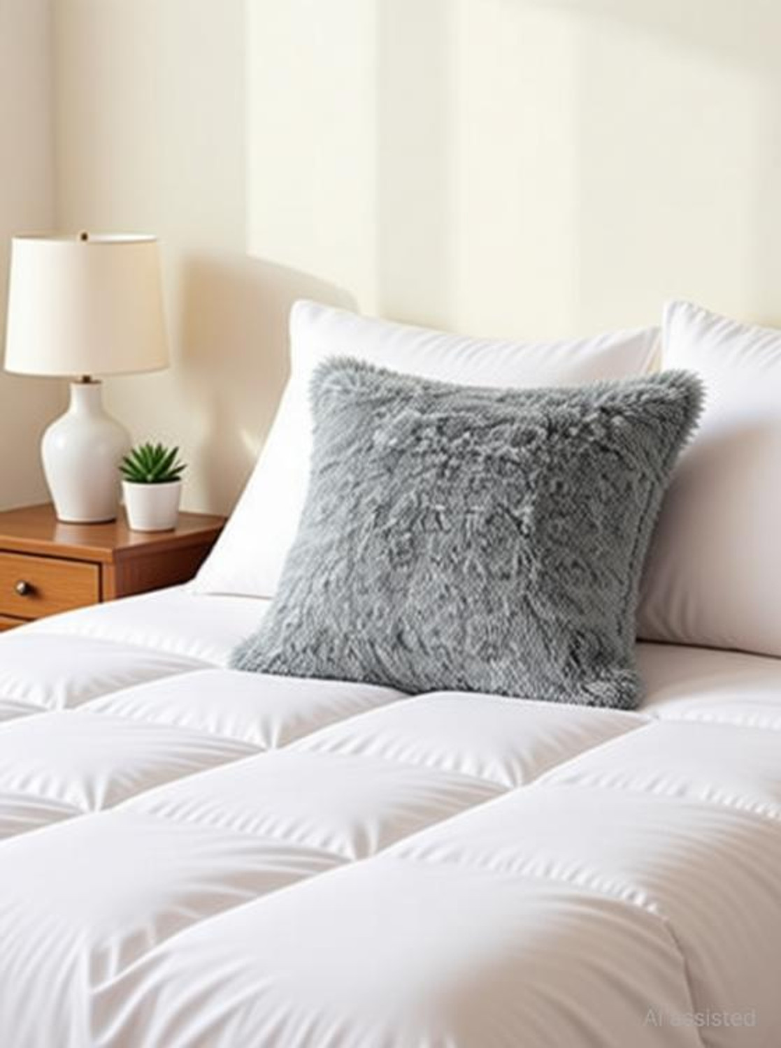 Image of PICKKART Fur Pillows Cover