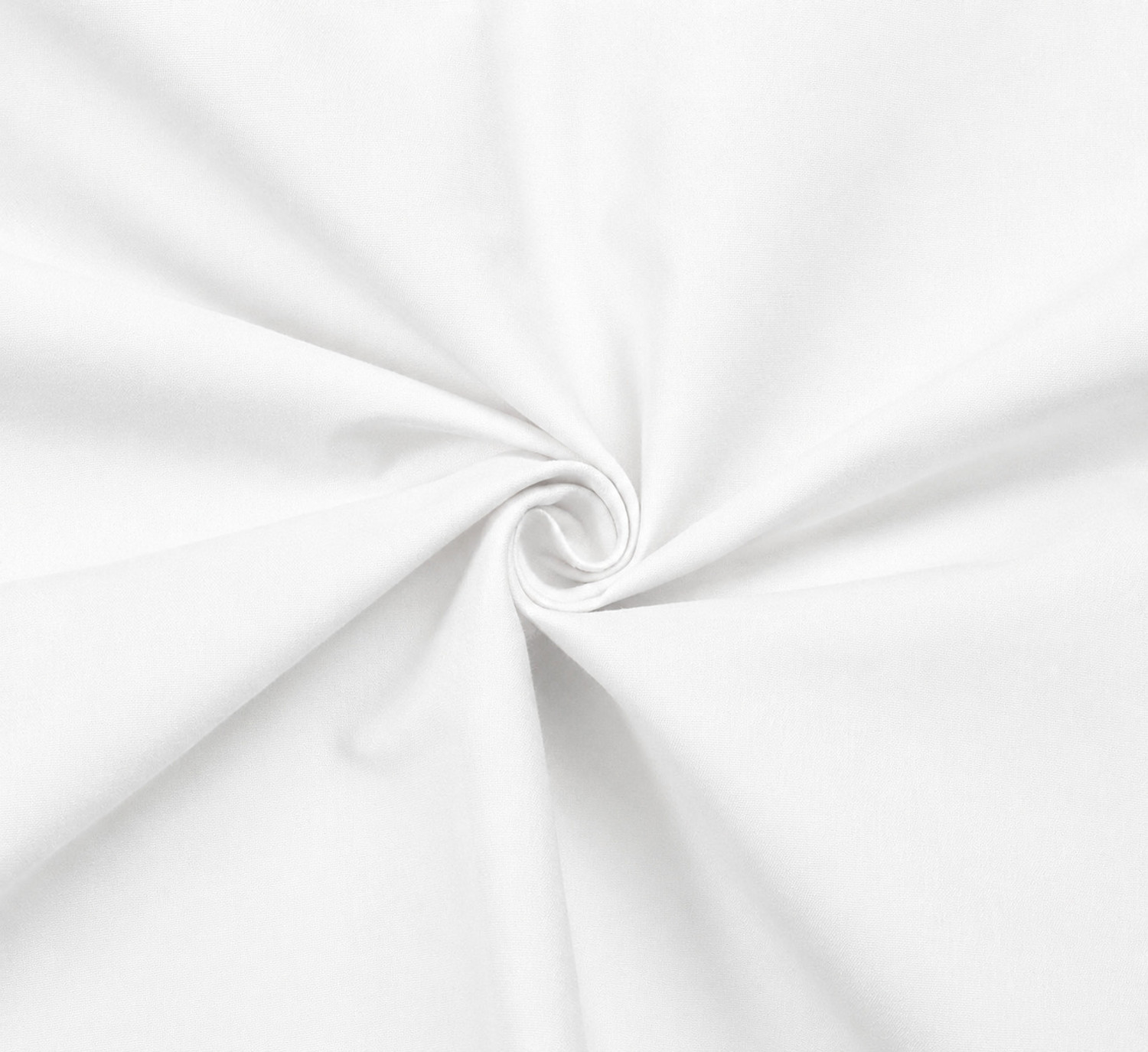 Image of MIGHTYCOZY Cotton Double Fitted (Elastic) 220 TC Solid 1 Bedsheet with 2 Pillow Covers (White)