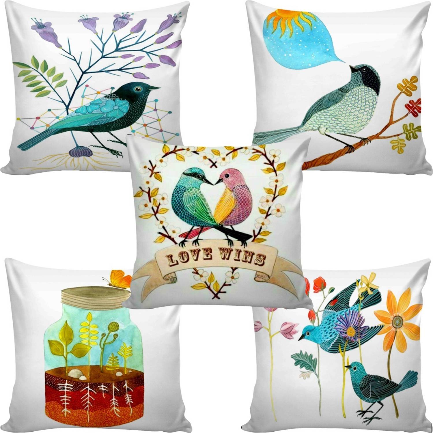 ALERMO Jute Cushions & Pillows Cover