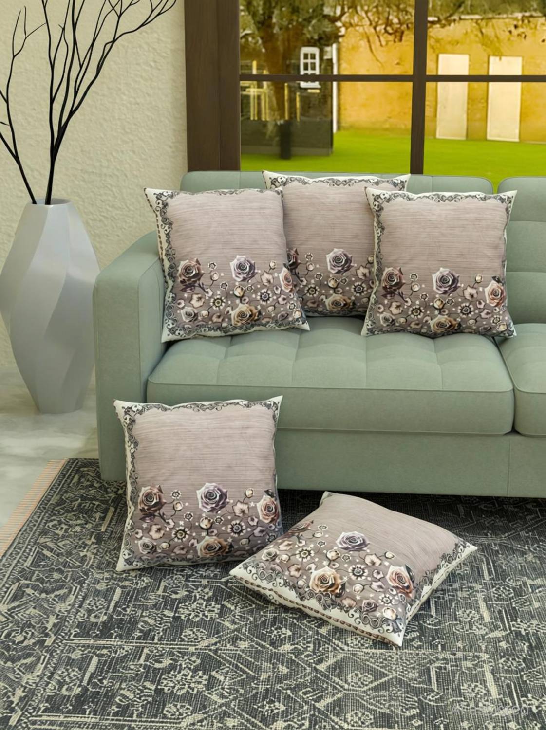 AstralAura Velvet Cushions Cover