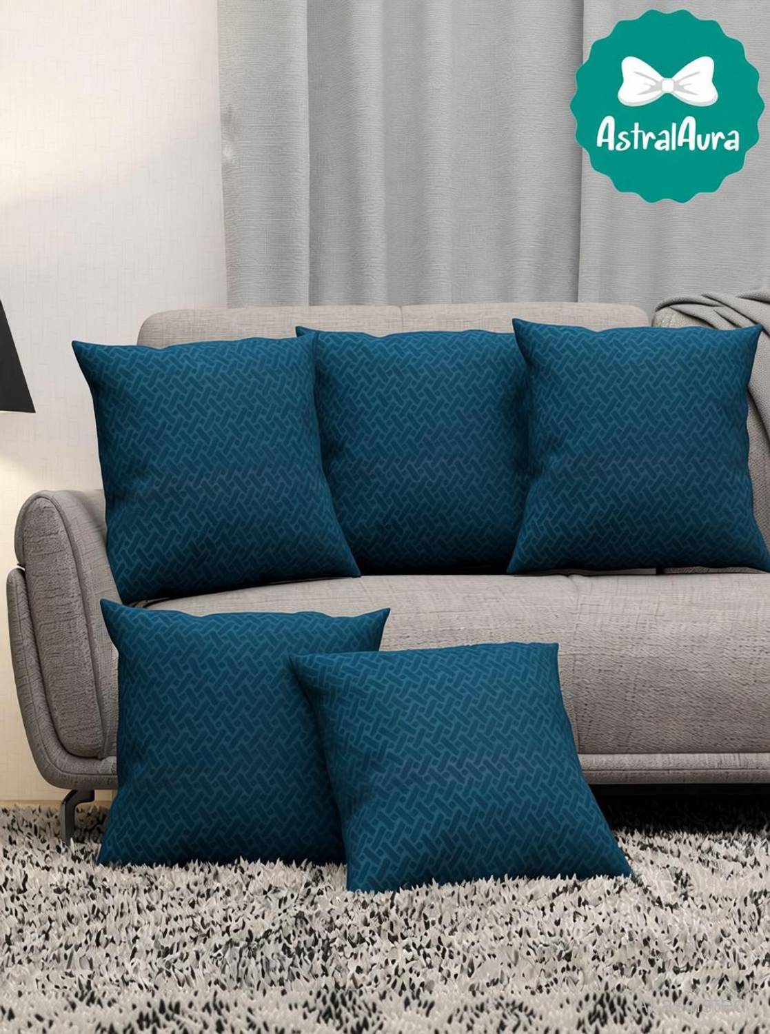 AstralAura Velvet Cushions Cover
