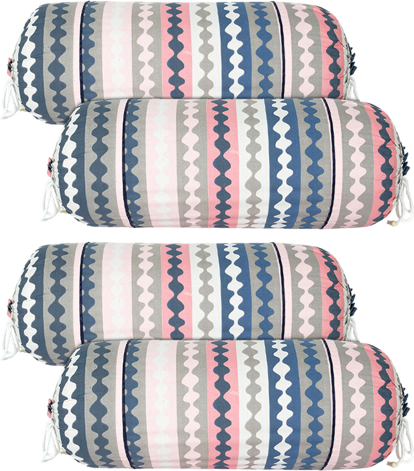 Image of KUBER INDUSTRIES Cotton Bolsters Cover