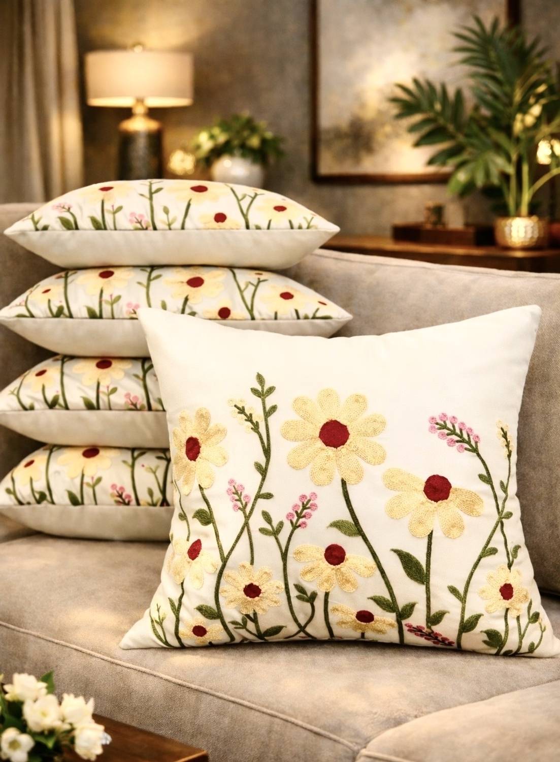 BOOSCART Satin Cushions & Pillows Cover