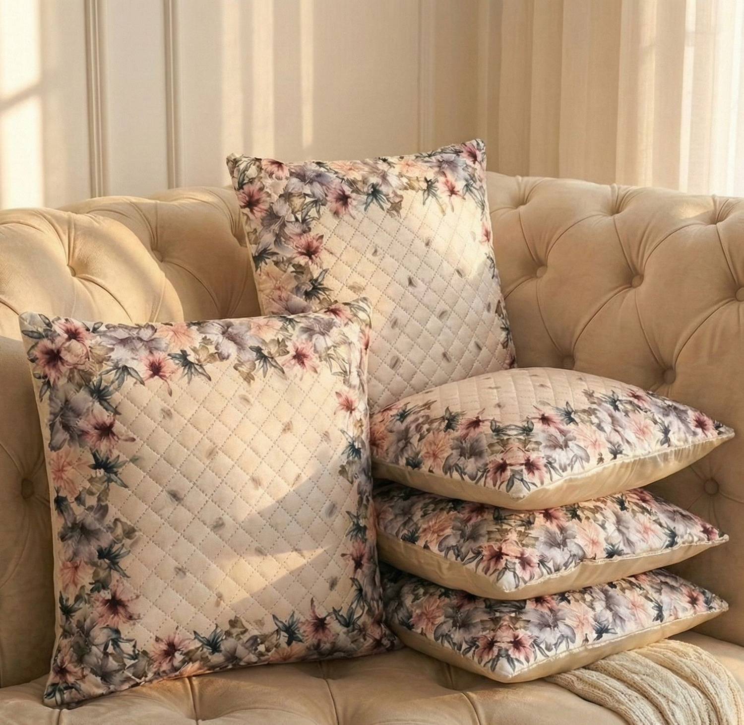BALLEY Microfiber Cushions Cover