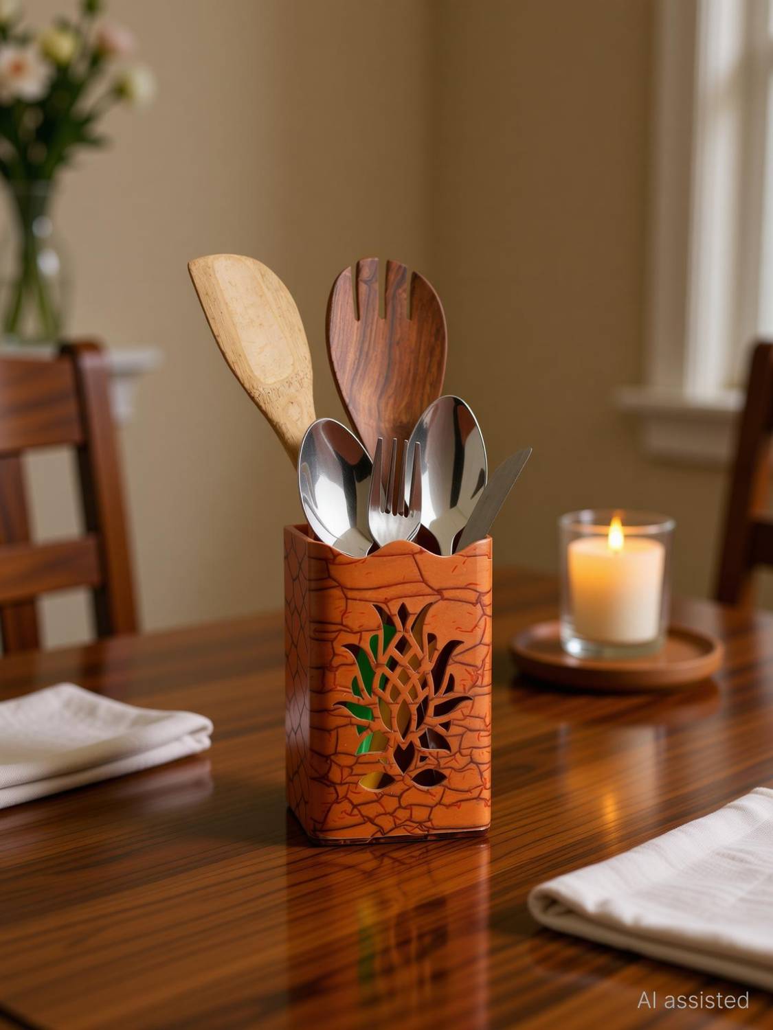 BARCROCK Empty Cutlery Holder Case