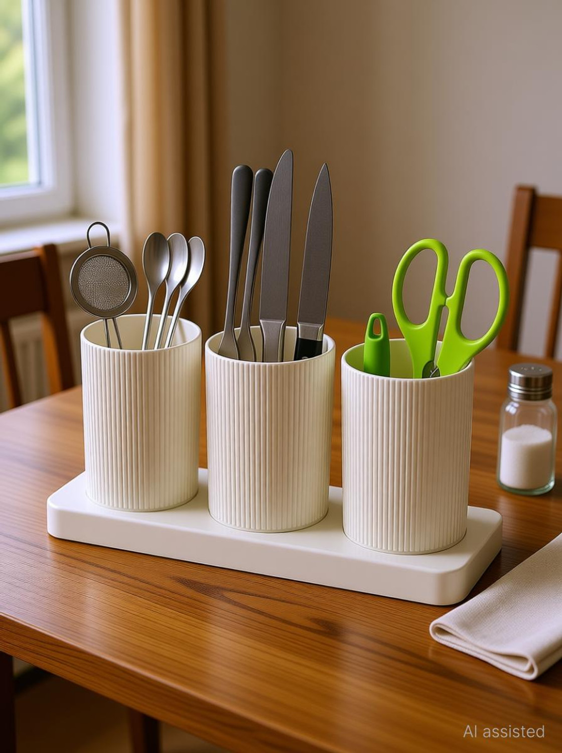 Image of DIHOK Empty Cutlery Holder Case