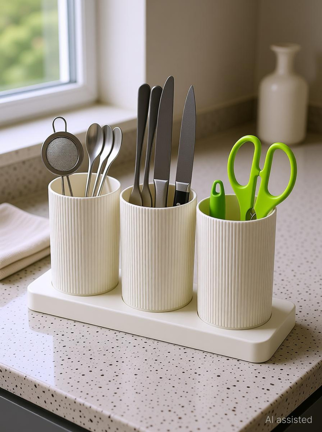 Image of DIHOK Empty Cutlery Holder Case
