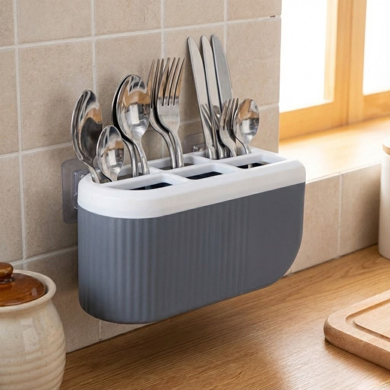 Image of DIHOK Empty Cutlery Holder Case