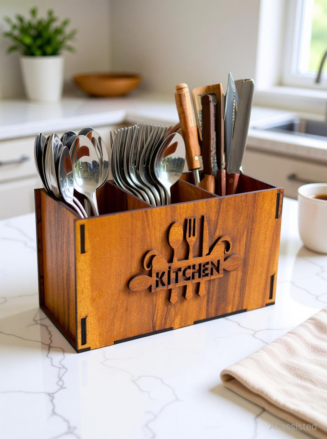 Image of maa jwala crafts Empty Cutlery Holder Case