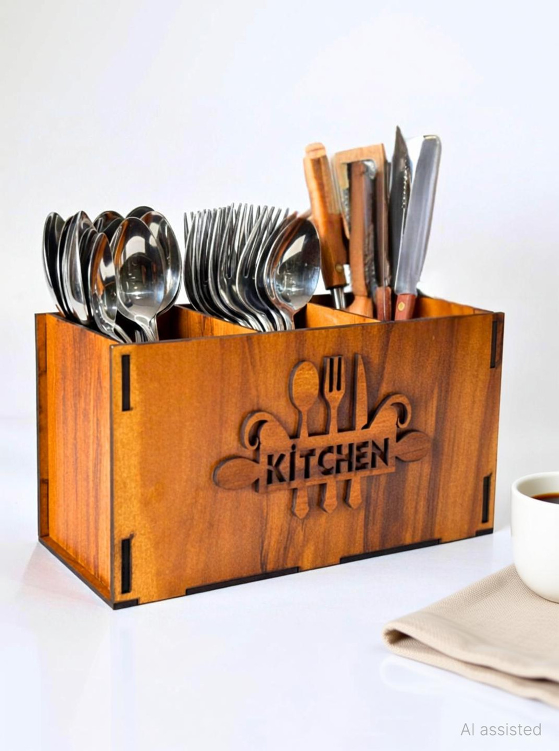 Image of maa jwala crafts Empty Cutlery Holder Case