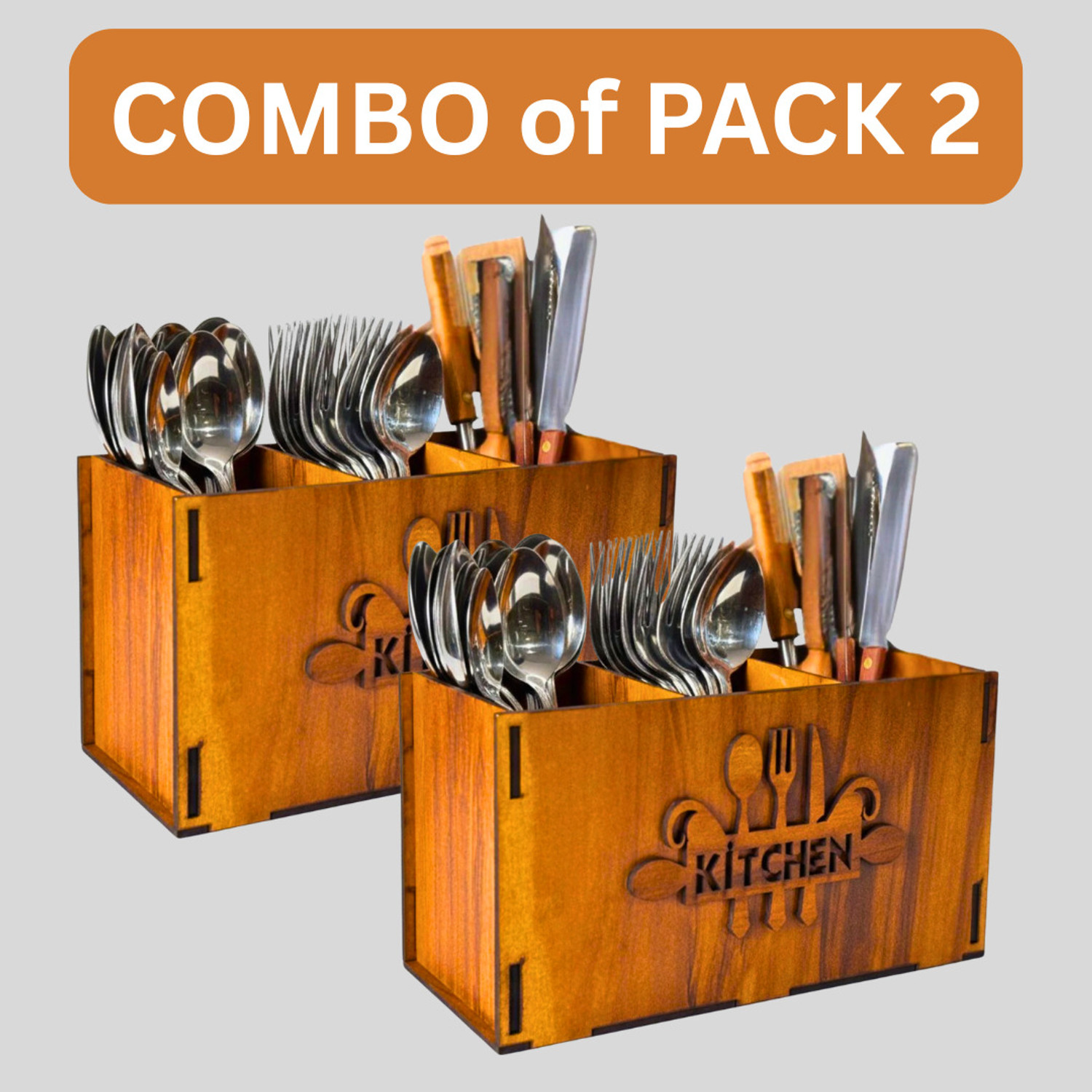 Image of maa jwala crafts Empty Cutlery Holder Case