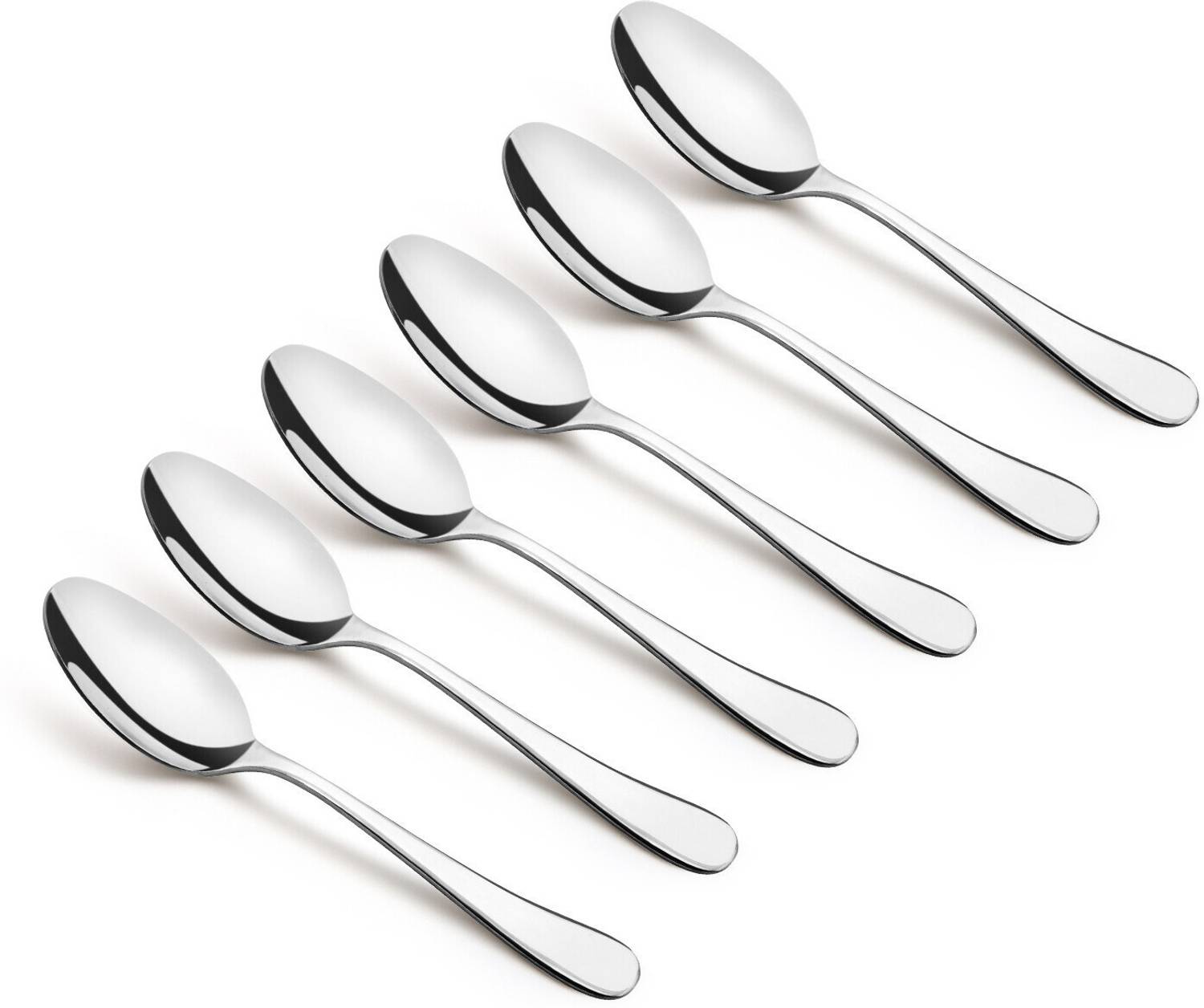 BERGNER BE Essentials Baguette Baby Spoon Set, 16cm Long, 1.5mm Thickness Stainless Steel Cutlery Set