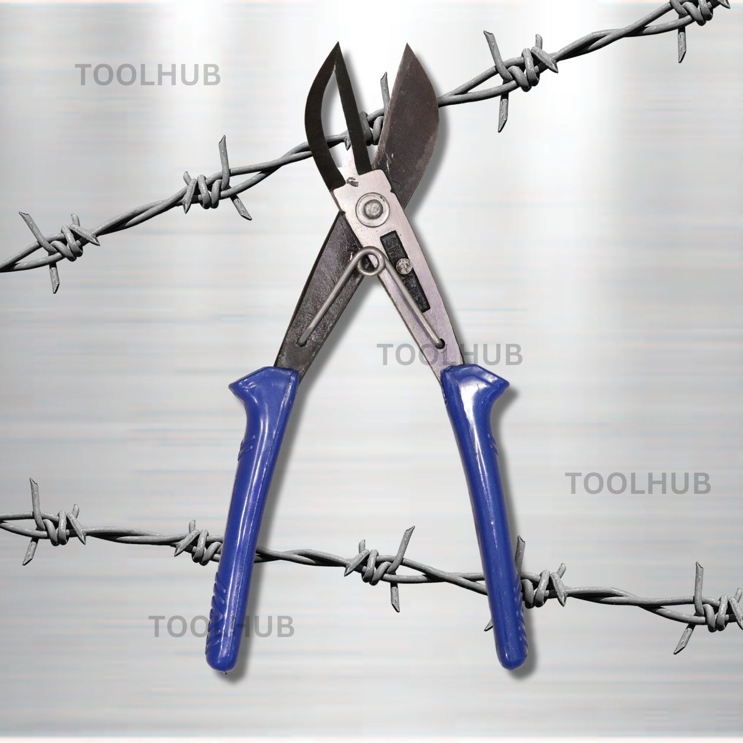 Image of Toolhub Ease Handly 8 Inch Cutter Tool | Hand Held Steel /TIN /Wire /Net Metal Cutter