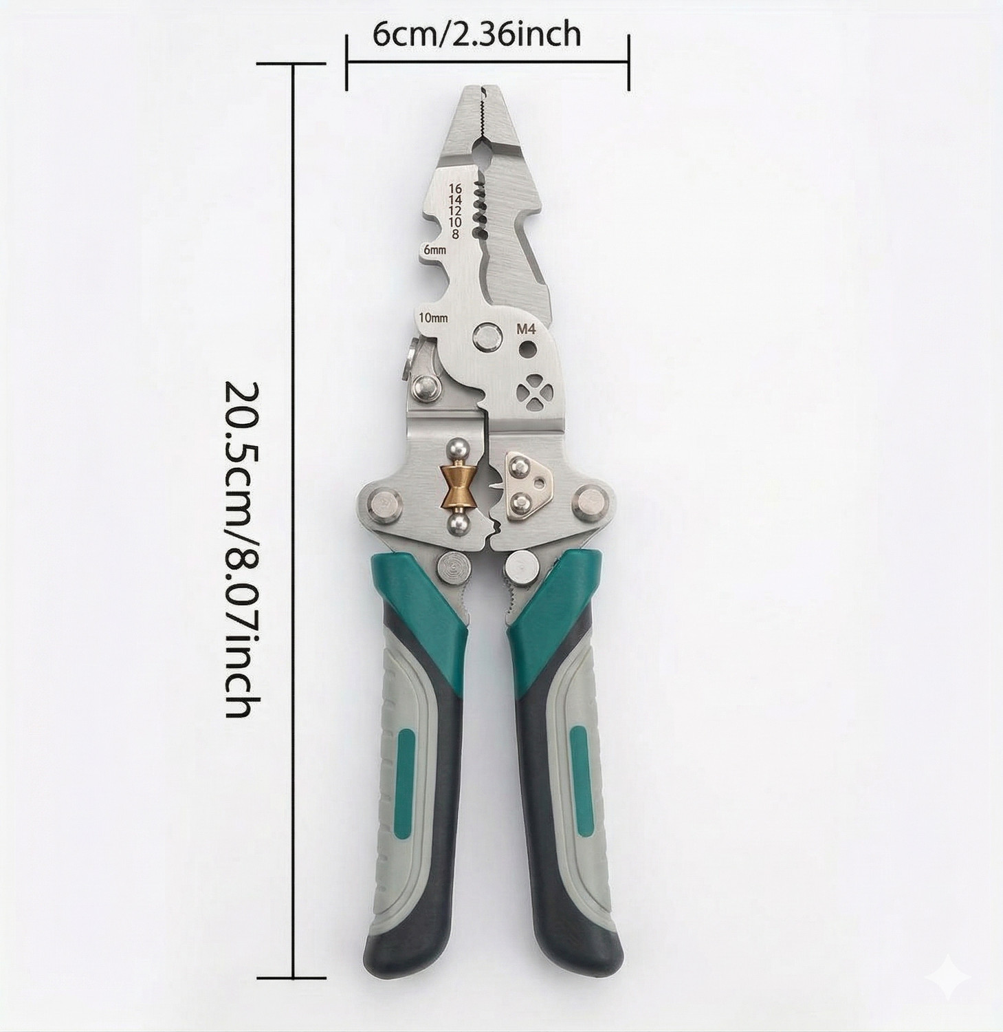 Image of Harsh Narrow Fab Wire Cutter, Wire Crimper, Cable Stripper, Wiring Tools Multi-Function Hand Tool Hand Tool Kit