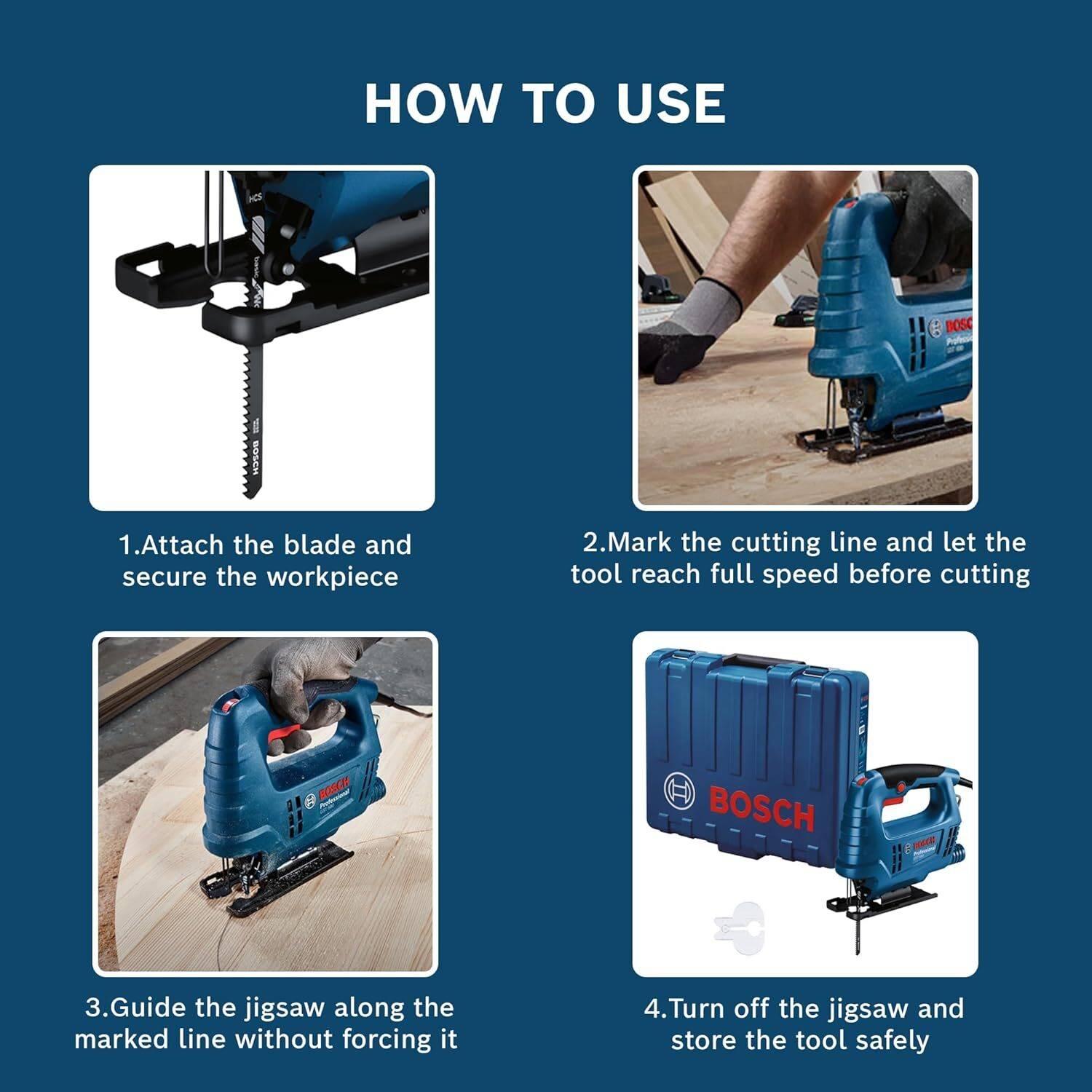 Bosch Professional Gst 680 Jigsaw - Image 5