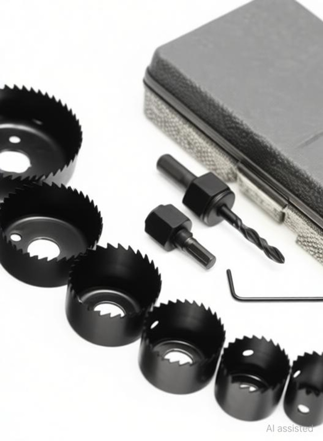 Image of KVA Good Quality 11pcs Woodworking Hole Saw Drill Bit Kit 3 /4 inch to 2 1 /2 inch Drilling Tool Wood Thin Alloy Metal Cutter Core Drill Bits Wood Cutter Wood Cutter