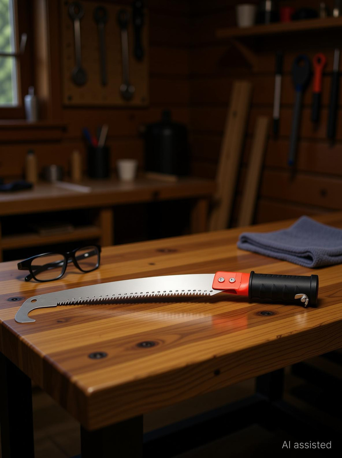 Image of NIKTION Garden Pruning Saw | Tree Pruner With Extendable Pole Fixing Slot Chain Saw Pruner