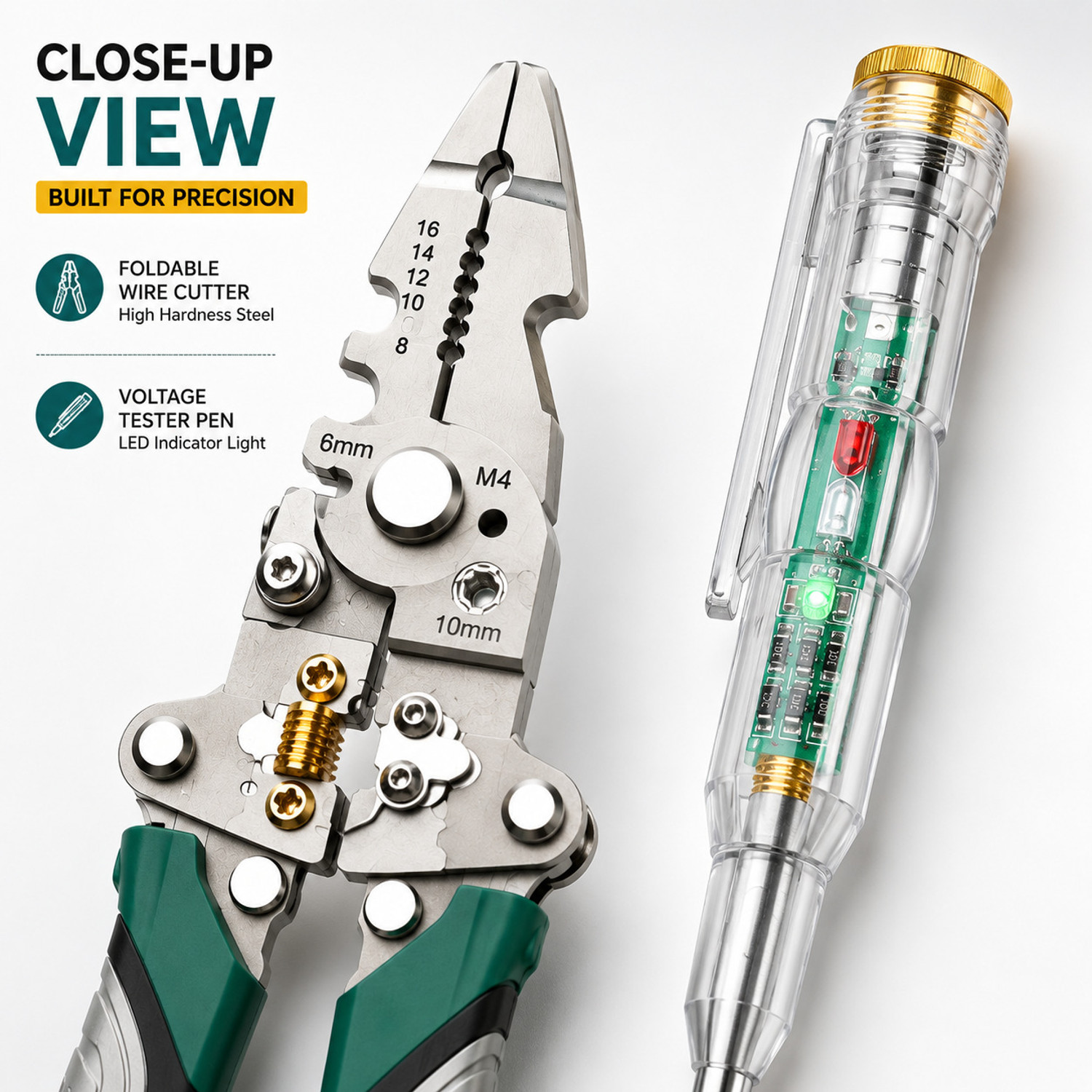 Image of AMBDDED PowerStrip Pro Wire Stripping and Crimping Tool PowerStrip Pro Wire Stripping and Crimping Tool Wire Cutter