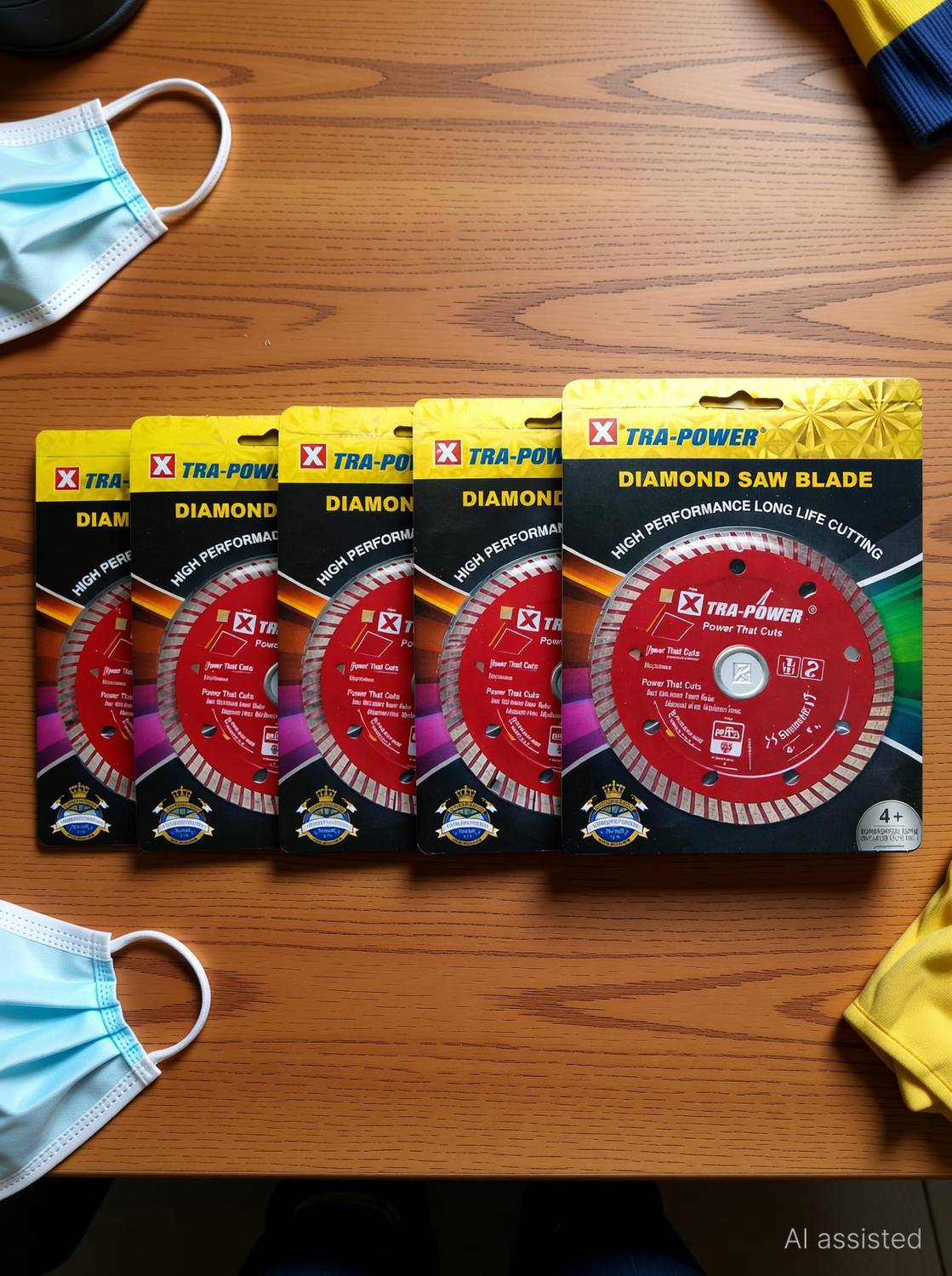 Akron Xtra Power Super Thin Turbo Blade | for Tiles & Ceramic | Pack of 5 Pcs | Metal Cutter