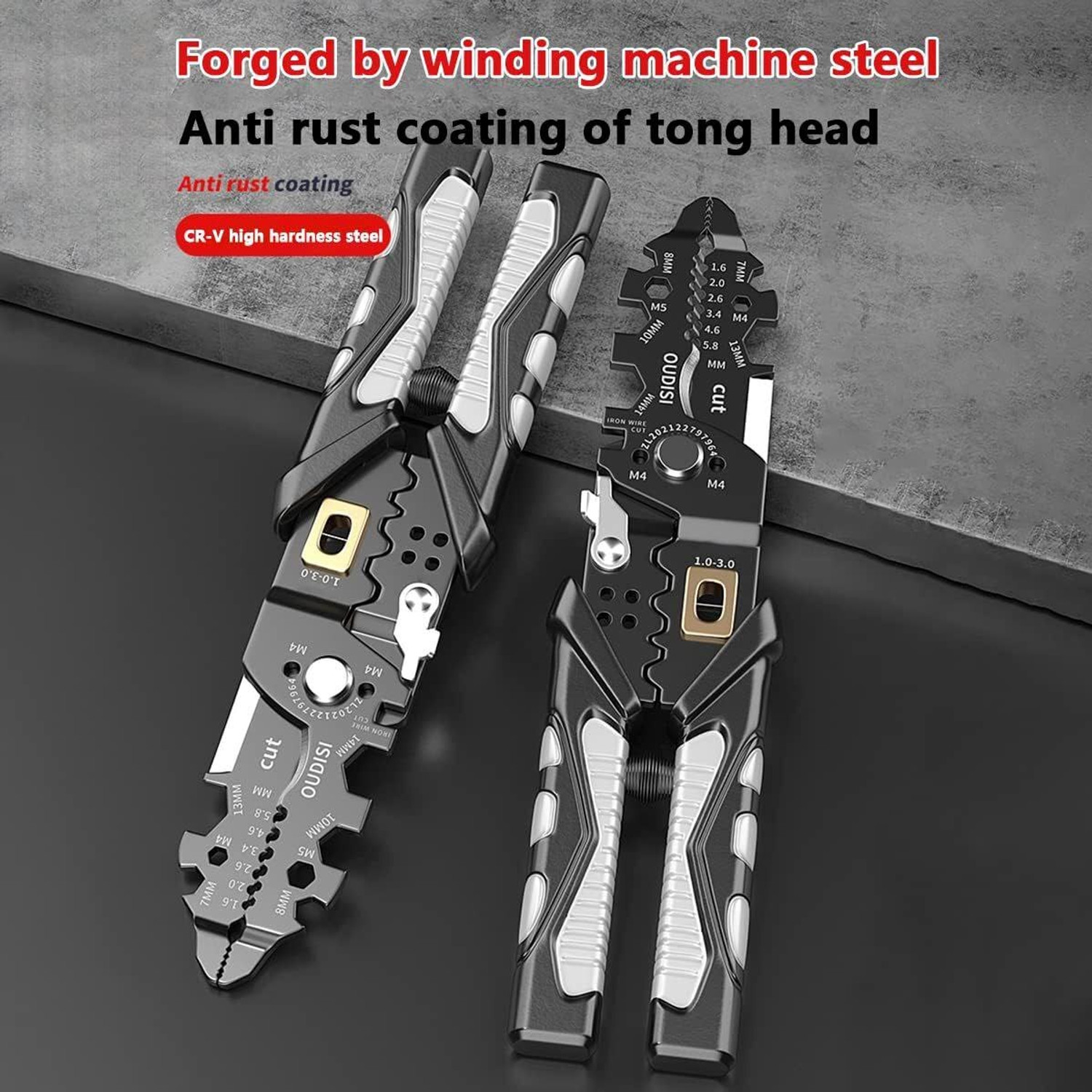 Image of Dherik Tradworld 25-in-1 Wire Stripper, Multifunctional Wire Stripping Tool, Cable Stripper Tool Hand Tool Kit