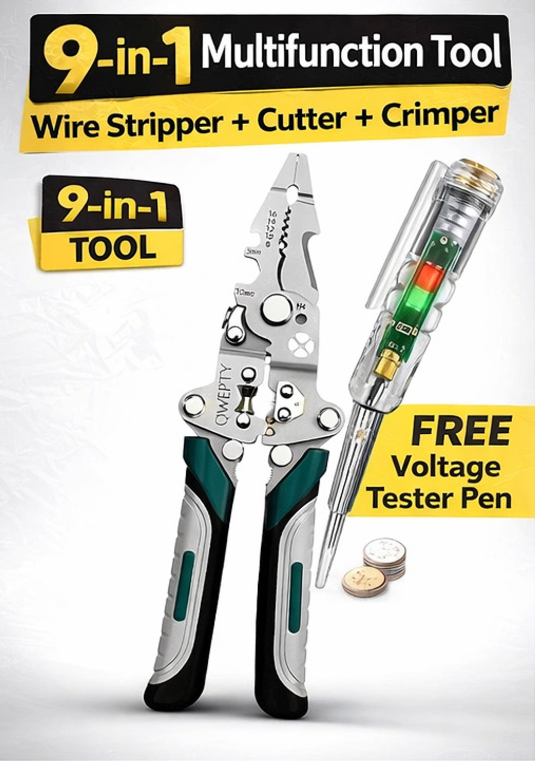 Image of Nestiva Digital Voltage Tester Pen Analog Voltage Tester