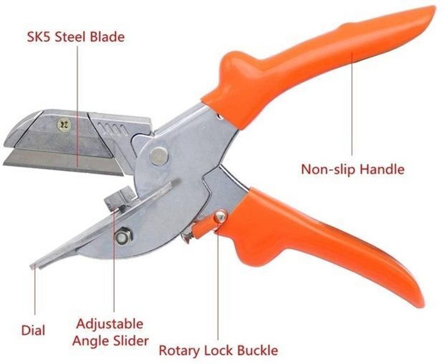 REIOENT 45-120° Pipe Scissor Wire Trunking Cutter - Image 4